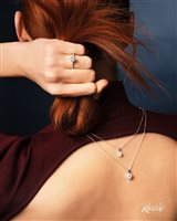 Anello Recarlo Donna Anniversary Six Line in Oro bianco Diamante 0.394 Ct R01SP014/039-13 - R01SP014/039-13